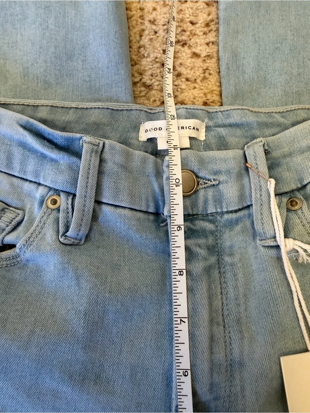 NWT Good American ALWAYS FITS GOOD LEGS FLARE Stretch Jeans, Sizes 6-12